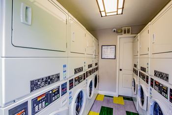 Newly updated laundry center